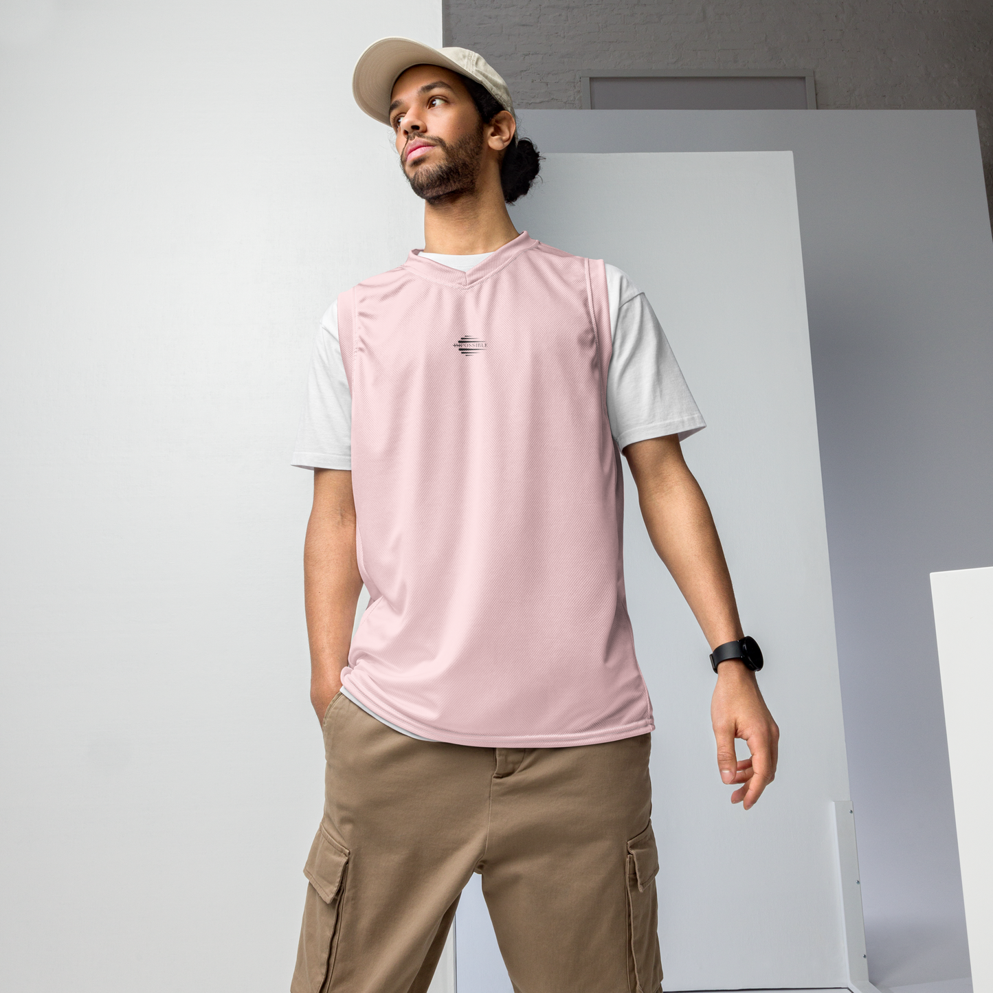 Maillot de basket recyclé all over